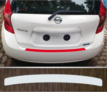 Lackschutzfolie Ladekantenschutz transparent 150 µm für Nissan Note, Typ E12, 2012 - 2020
